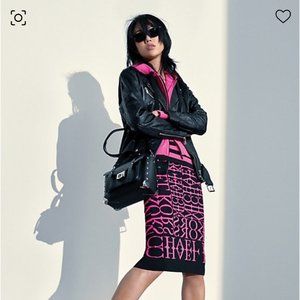 Michael Kors logo pencil knit skirt Size XS EUC!